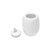 POTE DE PORCELANA COM TAMPA BIRDS BRANCO 8x6x11cm - WOLFF - Imagem 4