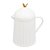 BULE DE CERÂMICA COLIBRI COM TAMPA BRANCO 600ML - WOLFF - Imagem 2