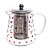 CHALEIRA DE VIDRO COM FILTRO DE ACO INOX LOVE 750ML - LYOR - Imagem 2