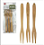 KIT GARFOS DE PETISCO DE BAMBU COM 3 UNIDADES - CLINK - Imagem 2