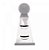 RALADOR DE AÇO INOX 4 FACES COM CABO CINZA 15X7CM - LYOR - Imagem 3