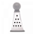 MINI RALADOR DE AÇO INOX E FACES COM CABO CINZA 9X4CM - LYOR - Imagem 4