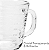 JARRA MEDIDORA DE VIDRO 700ML - LYOR - Imagem 4