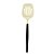 ESPATULA DE ACO INOX OPERA CHAMPANHE/PRETA 26,5CM - LYOR - Imagem 1
