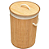 CESTO ORGANIZADOR DOBRAVEL REDONDO BAMBU 35CM X 35CM X 50CM - CLINK - Imagem 3