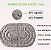 TAPETE ANTIDERRAPANTE OVAL ALGODAO 40CM X 60CM - CLINK - Imagem 6