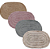 TAPETE ANTIDERRAPANTE OVAL ALGODAO 40CM X 60CM - CLINK - Imagem 2