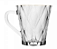 CANECA DE CRISTAL ECOLÓGICO DIAMOND COM FIO DE OURO 180ML - LYOR - Imagem 2