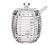 AÇUCAREIRO COM COLHER DE CRISTAL DE CHUMBO TRESS 210ML - LYOR - Imagem 2