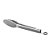 PINÇA DE SILICONE COM CABO DE AÇO INOX CINZA - LYOR - Imagem 1