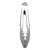 PINÇA DE SILICONE COM CABO DE AÇO INOX CINZA - LYOR - Imagem 3