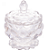 POTICHE DE CRISTAL ECOLÓGICO COM PÉ BUBBLE 11X8CM - LYOR - Imagem 2