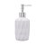 CONJUNTO 2 PECAS PARA BANHEIRO DE CERAMICA DIAMOND BRANCO - LYOR - Imagem 4