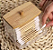 PORTA COTONETE RETANGULAR COM TAMPA DE BAMBU MY BOX 9X8CM - LYOR - Imagem 1