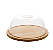PORTA QUEIJO DE BAMBU COM TAMPA DE PLÁSTICO 18X8CM - LYOR - Imagem 2