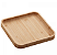 BANDEJA DE BAMBU SQUARE 17X17CM - LYOR - Imagem 1