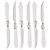 CONJUNTO 6 FACAS PARA CHURRASCO AÇO INOX - LYOR - Imagem 1