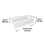 CESTO ATENAS GRANDE BRANCO 51X29CM - ARQPLAST - Imagem 2