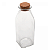 PORTA MANTIMENTO DE VIDRO COM TAMPA DE ROLHA 210ML - LYOR - Imagem 2