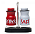 CONJUNTO 3 PEÇAS SALEIRO E PIMENTEIRO DE VIDRO COM SUPORTE EM METAL 130ML - WOLFF - Imagem 3