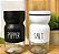 SALEIRO DE VIDRO COM TAMPA DE METAL BRANCO 120ML - LYOR - Imagem 1