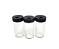 PORTA CONDIMENTOS GIRATÓRIO COM 6 VIDROS DE 90ML REDONDO PRETO - WELLMIX - Imagem 3