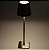 LUMINÁRIA DE MESA ELEGANCE 38CM 3 TONS USB PRATA - LYOR - Imagem 4