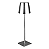 LUMINÁRIA DE MESA ELEGANCE 38CM 3 TONS USB PRATA - LYOR - Imagem 1