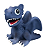 BRINQUEDO DRAGÃO FLYING BABIES PRETO - COTIPLAS - Imagem 2