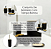 KIT PARA BANHEIRO 6 PEÇAS EM BAMBU PRETO - FLASHGOODS - Imagem 2