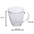 KIT COM 2 CANECAS DE VIDRO TRANSPARENTES 350ML - FLASHGOODS - Imagem 3