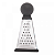 MINI RALADOR DE AÇO INOX 3 FACES COM CABO PRETO 7X7CM - LYOR - Imagem 4