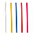 KIT 4 CANUDOS DE SILICONE COLORIDOS REUTILIZÁVEIS COM ESCOVA PARA LIMPEZA 22CM - LYOR - Imagem 3