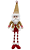 PAPAI NOEL DECORATIVO SENTADO VERMELHO E BEGE 45CM - FLORARTE - Imagem 3