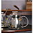 CHALEIRA DE VIDRO BOROSSILICATO COM DIFUSOR EM AÇO INOX SUN GARDEN 600ML - WOLFF - Imagem 2