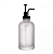 PORTA SABONETE LÍQUIDO DE VIDRO REDONDO COM BICO CURVO REVIVAL 500ML - WOLFF - Imagem 3