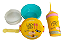 KIT LANCHEIRA MARMITA ESCOLAR REDONDO E GARRAFA CORES SORTIDAS - TOKYO DESIGN - Imagem 3