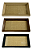 BANDEJA DECORATIVA RETANGULAR MDF E VIDRO 30X17CM CORES SORTIDAS - TOKYO DESIGN - Imagem 3