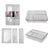 KIT COM 4 ORGANIZADORES MULTIUSO PARA GAVETAS CLOSET - CLINK - Imagem 3