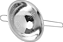 ESCORREDOR DE MASSAS DE AÇO INOX COM CABO LONGO PRIME 20CM - LYOR - Imagem 3