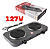 FOGAREIRO ELÉTRICO 2000W 2 BOCAS 127V 47X26CM - CLINK - Imagem 3
