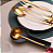CONCHA DE AÇO INOX POSITANO DOURADA 32CM - LYOR - Imagem 1