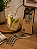 KIT COM 4 CANUDOS DE AÇO INOX REUTILIZÁVEIS COM ESCOVA PARA LIMPEZA 21,5CM - LYOR - Imagem 1