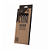 KIT COM 4 CANUDOS DE AÇO INOX REUTILIZÁVEIS COM ESCOVA PARA LIMPEZA 21,5CM - LYOR - Imagem 4