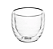KIT COM 2 COPOS DE CAFÉ DUPLA PAREDE DE VIDRO GOMOS 80ML - WOLFF - Imagem 3