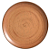 PRATO SOBREMESA DE CERÂMICA KYAA TERRACOTA 21CM - ALLEANZA - Imagem 1