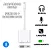 Cabo Adaptador Compatível Lightning P2 Branco - Imagem 2