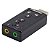 Placa De Som Usb 7.1 Adaptador Audio P2 P3 Pc Notebook - Imagem 1