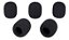 Kit 10 Espumas Almofada Microfone Headset Lapela Bose - Imagem 2