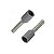 TERMINAL TUBULAR CURTO 2,5MM CINZA CT3608 - Imagem 1